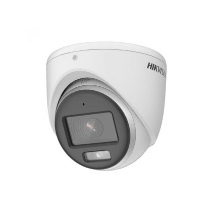 HIKVISION DS-2CE70KF0T-MFS Tullet Camera 3K ColorVu,  2.8 mm, 3.6 mm fixed focal lens. 5 MP high performance CMOS, 2960 x 1665 resolution 24/7 color imaging with F1.0 aperture.  White Light Range 20M High quality audio, Built-in mic. Water and dust r