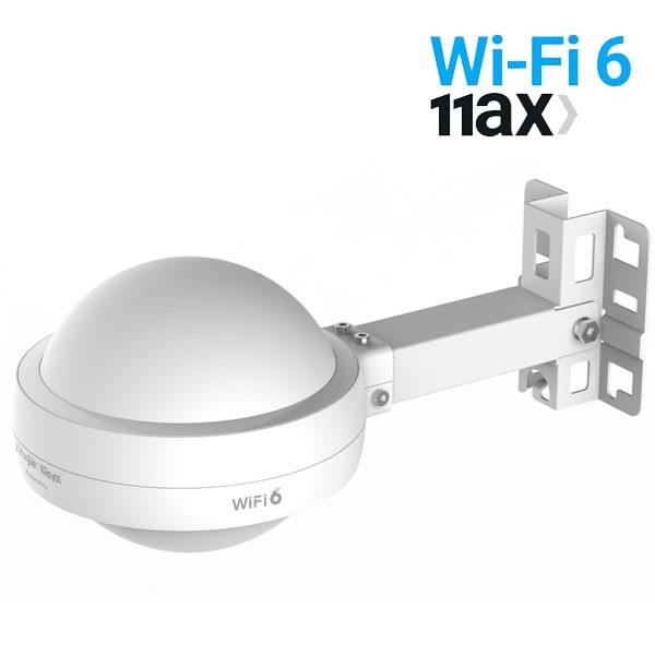Reyee RG-RAP6262(G) Wi-Fi 6 AX1800 Outdoor Omni-directional Access Point, 2 x Gigabit Port, 802.3at PoE Supprot, IP68 Waterproof Protection, Ruijie Cloud app management