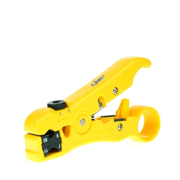 Link UC-8145 Stripping Tool for  UTP Cable (RJ45), RG 59, RG 6 &amp; RG 11 of F-twist Connector คีมปอกสาย