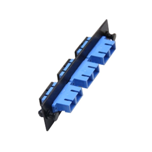 Link UF-2166SM Fiber Optic 3 SC Duplex Snap-In Adapter Plate (SM &amp; MM.)