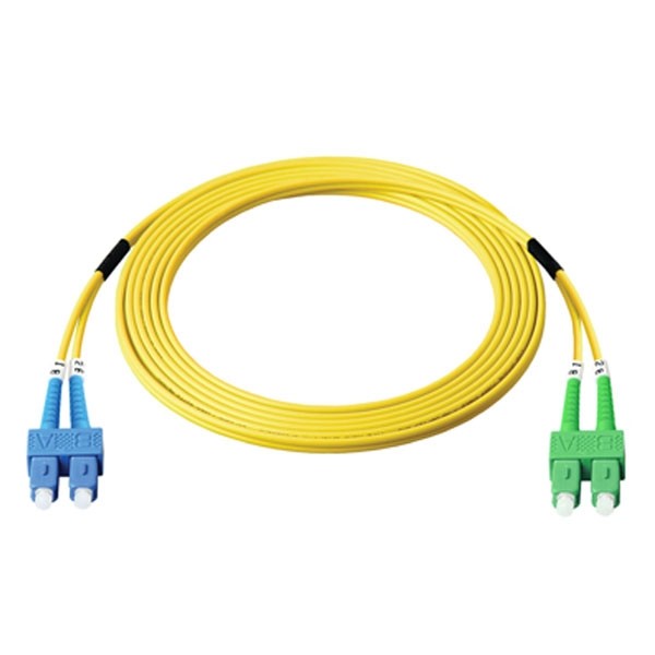Link UFP966D36-03 Fiber Optic SC-SC Patch Cord OS2, Duplex Single-mode, (3.0 mm Jacket)/UPC-APC, Lengths 3 m.