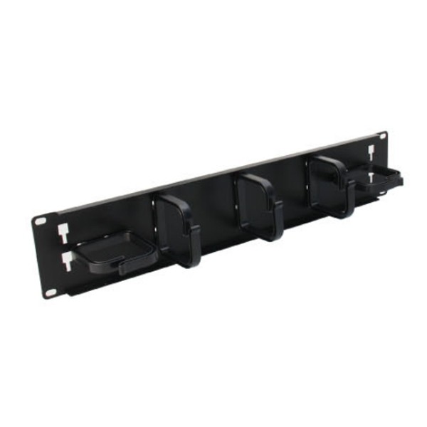 Link US-3052 Cable Management Panel 2U (Plastic 5 Ring), Accessories for 19" Rack