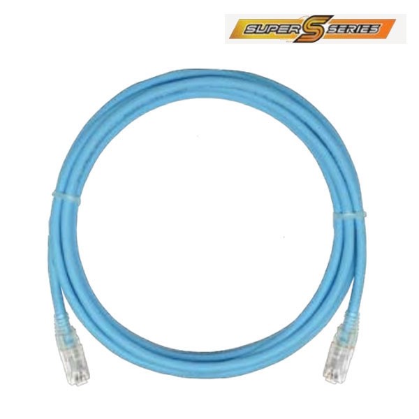 CAT 6A UTP Super-S Series 10 M. LSZH Aqua Blue  US-5210ALZ-9