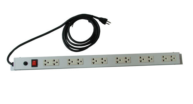 AC.POWER DISTRIBUTION 6 UNIVERSAL OUTLET W/ CABLE 5 m **** สั่งทำ 30 วัน ****