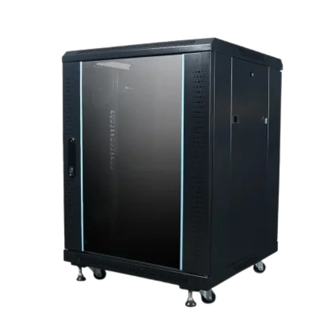 Rack 15U [60CM] 60*60*86 [พร้อมถาด1ใบ พัดลม 1ชุด ในตัว] สีขาว